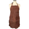 White Fire BBQ Schort Leer - Bruin - Verstelbaar