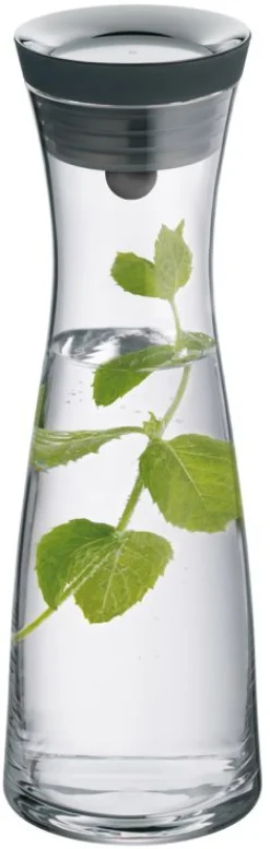 WMF Karaf / Waterkaraf - Basic - Drupvrij - Zwart / Zilver - 1 liter