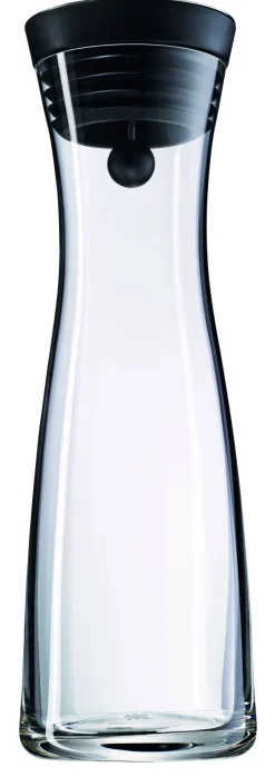 WMF Karaf / Waterkaraf - Basic - Drupvrij - Zwart / Zilver - 1 liter
