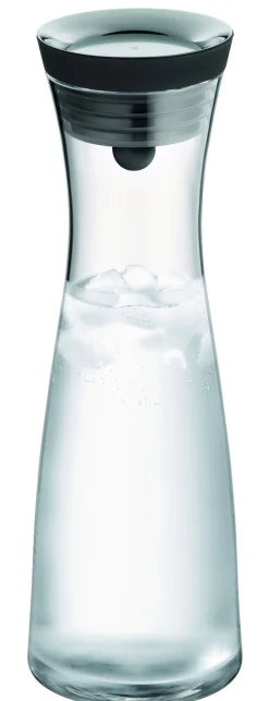 WMF Karaf / Waterkaraf - Basic - Drupvrij - Zwart / Zilver - 1 liter