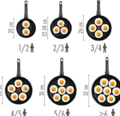 WMF Koekenpan Profi Resist - Non Stick - ø 24 cm - geschikt voor alle warmtebronnen - standaard anti-aanbaklaag