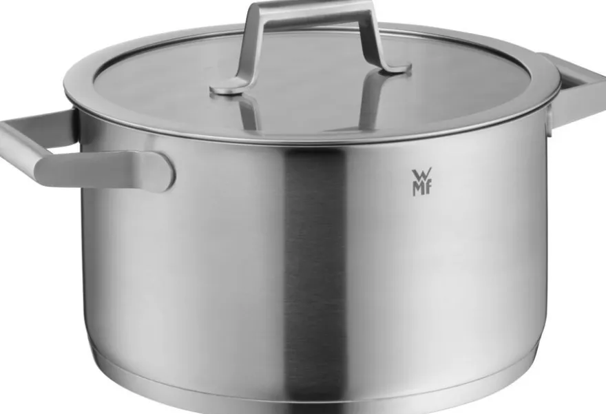 WMF Pannenset Comfort Line 5-Delig Inclusief GRATIS Cookinglife Kookgerei set - Kookpan ø 16, 20, 20 en 24 cm en Steelpan ø 16 cm