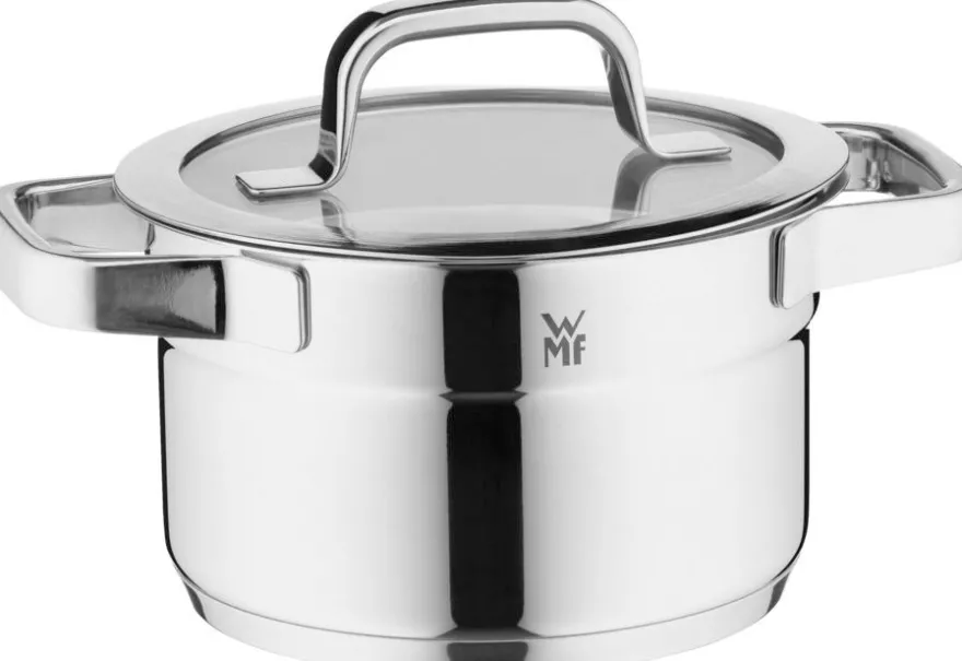 WMF Pannenset Compact Cuisine - 5 Delig - Kookpan ø 16, 16, 20 en 20 cm en Steelpan ø 14 cm