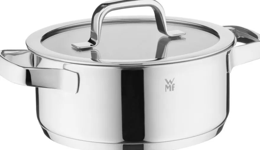WMF Pannenset Compact Cuisine - 5 Delig - Kookpan ø 16, 16, 20 en 20 cm en Steelpan ø 14 cm