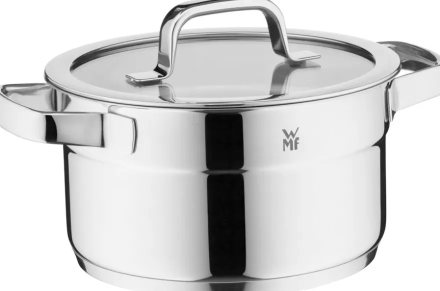 WMF Pannenset Compact Cuisine - 5 Delig - Kookpan ø 16, 16, 20 en 20 cm en Steelpan ø 14 cm