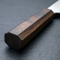 Yaxell Kiritsukemes Hana 20 cm - 3 laags RVS - donkerbruin Pakkahouten heft