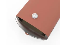 ZiiPa Pizza Oven Piana - Gasmodel - met Thermometer - Terracotta - voor ø 30 cm pizza's - Roterende pizzasteen