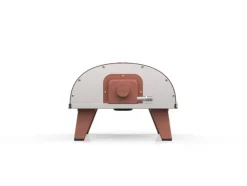 ZiiPa Pizza Oven Piana - Gasmodel - met Thermometer - Terracotta - voor ø 30 cm pizza's - Roterende pizzasteen