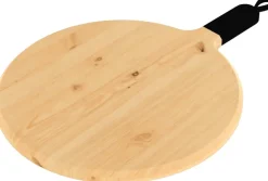 ZiiPa Serveerplank / Pizzaplank Sora Beukenhout Antraciet - ø 31 cm